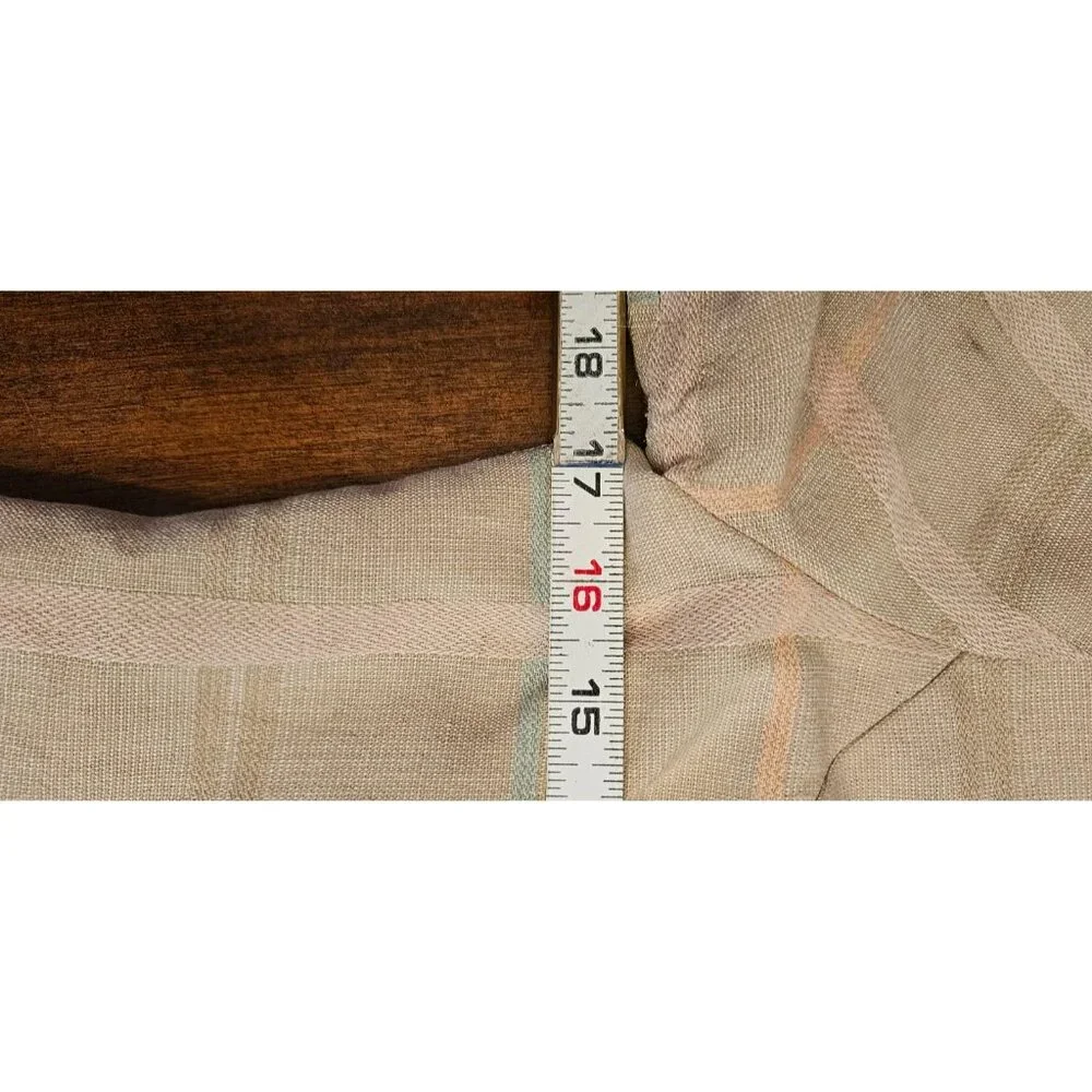 Vintage 90's Dress Size 10 Tan plaid  Santa Jim‎ tremblay